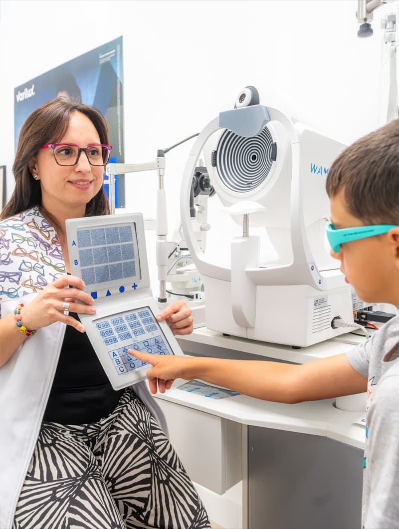 Examen optométrico en Nigrán